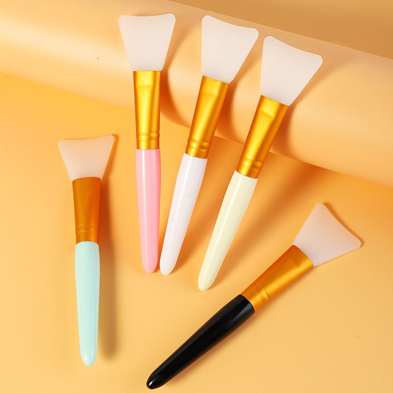Kit 12 Espatula silicone pincel acessorio aplicar skin care mascara facial creme serum base make cosmetico maquiagem
