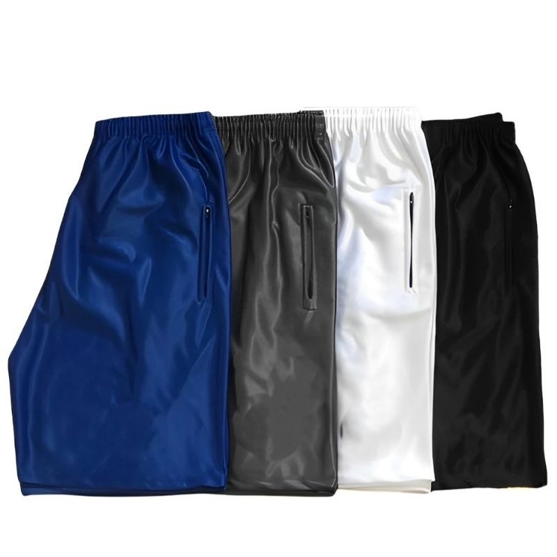 Kit com 2 Shorts Bermuda Dry Fit Esportiva Treino 2024 Com Ziper no Bolso