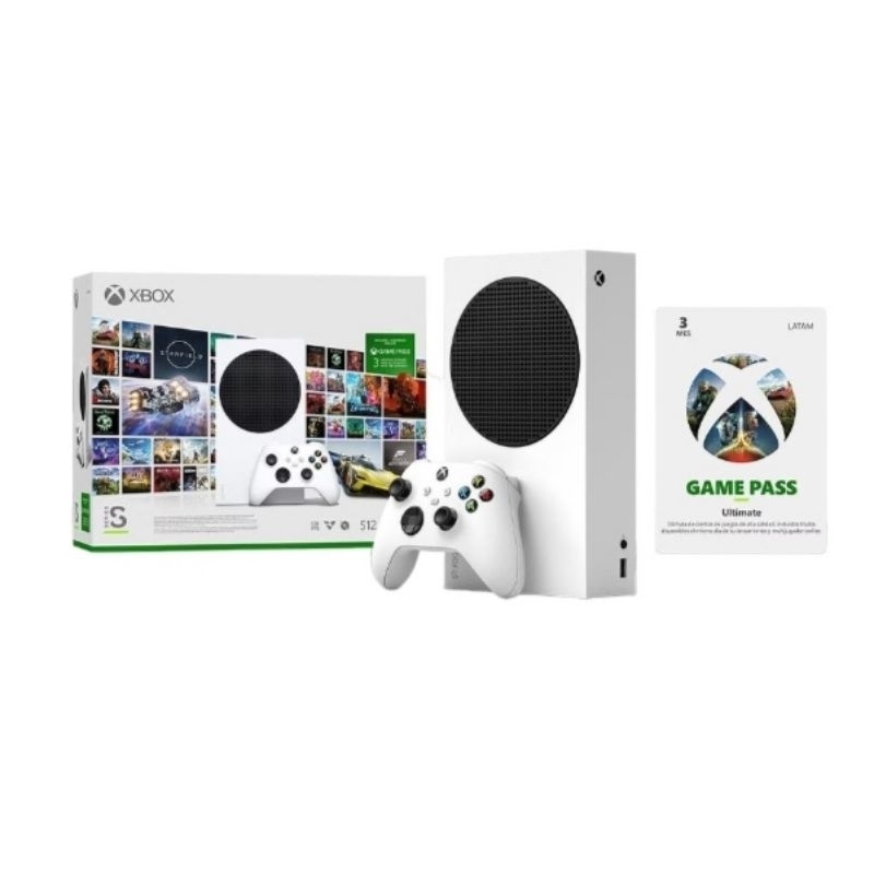 Game Xbox Séries S 512GB + Game Pass Ultimate por 3 meses - Novo Lacrado na  Caixa. | Shopee Brasil