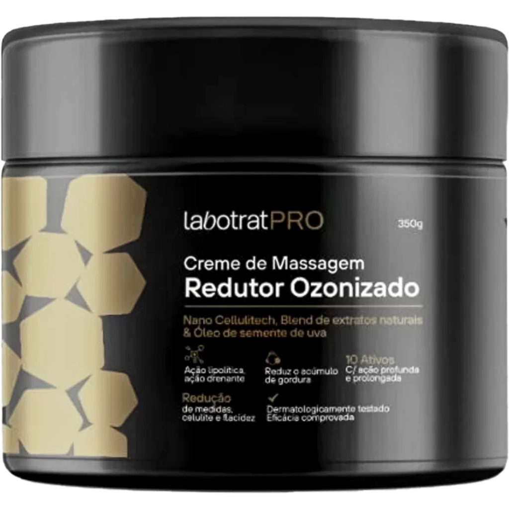 Creme de Massagem Redutor Ozonizado Labotrat Pro Ação Lipolítica e ...