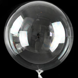 Kit 20 Unidades Balão Bubble 24 Polegadas 60 Cm Cristal Festas Decoração