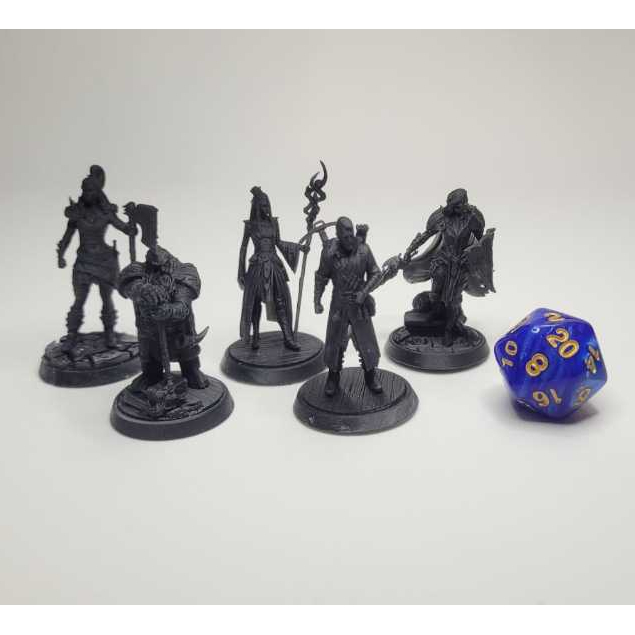 MIniaturas RPG Kit heróis