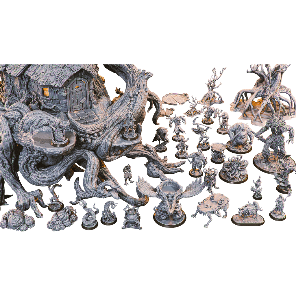 MINIATURAS RPG Dungeons & Dragons Coleção - Curse of the Witchmire - LOOT STUDIOS