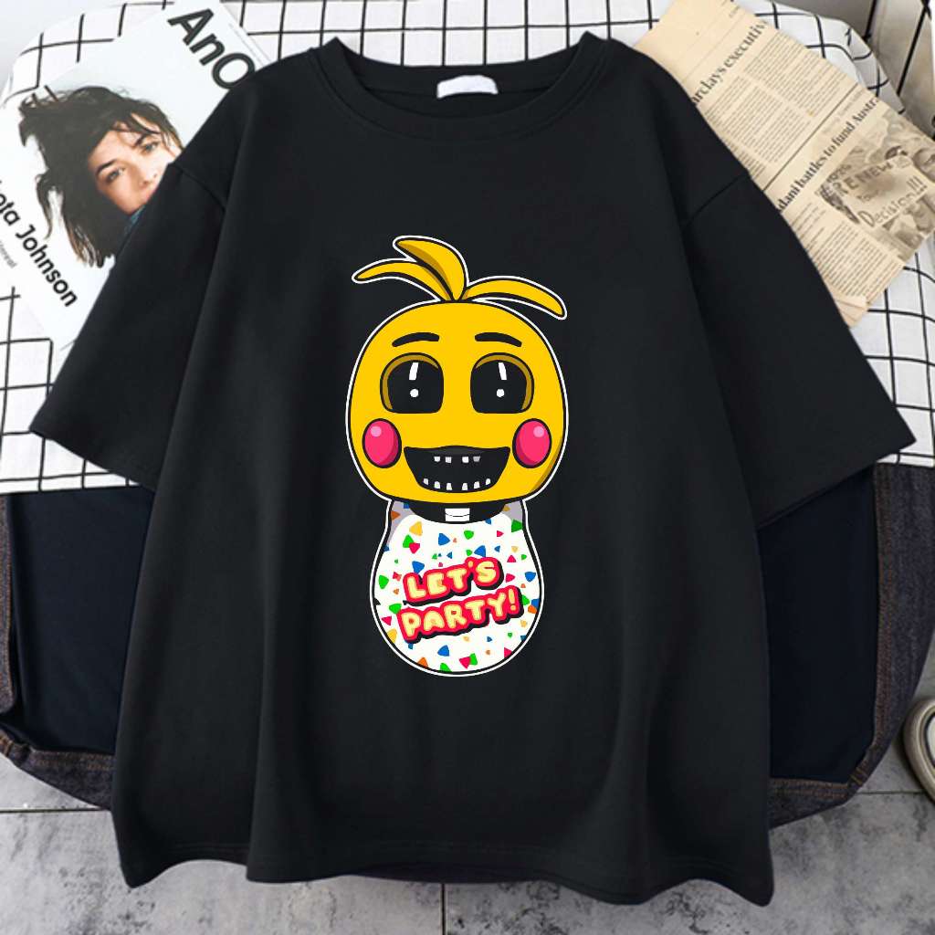 Camiseta Toy Chica Five Nights at Freddys Fnaf Unissex | Shopee Brasil