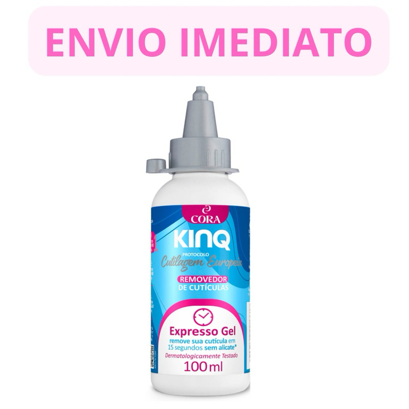 KINQ GEL PARA REMOÇÃO DE CUTÍCULAS EXPRESSO 100ML CORA | Shopee Brasil