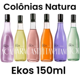 Colônias Ekos Frescor Moça, Maracujá, Estoraque, Pitanga Preta, Açaí, Castanha