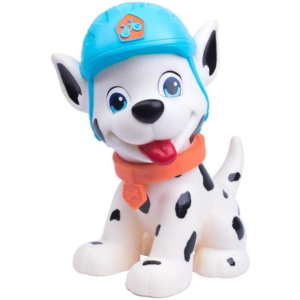 Cachorro Brinquedo Patrulha Esquadrão Pet Ciclista 25cm - 100% Vinil