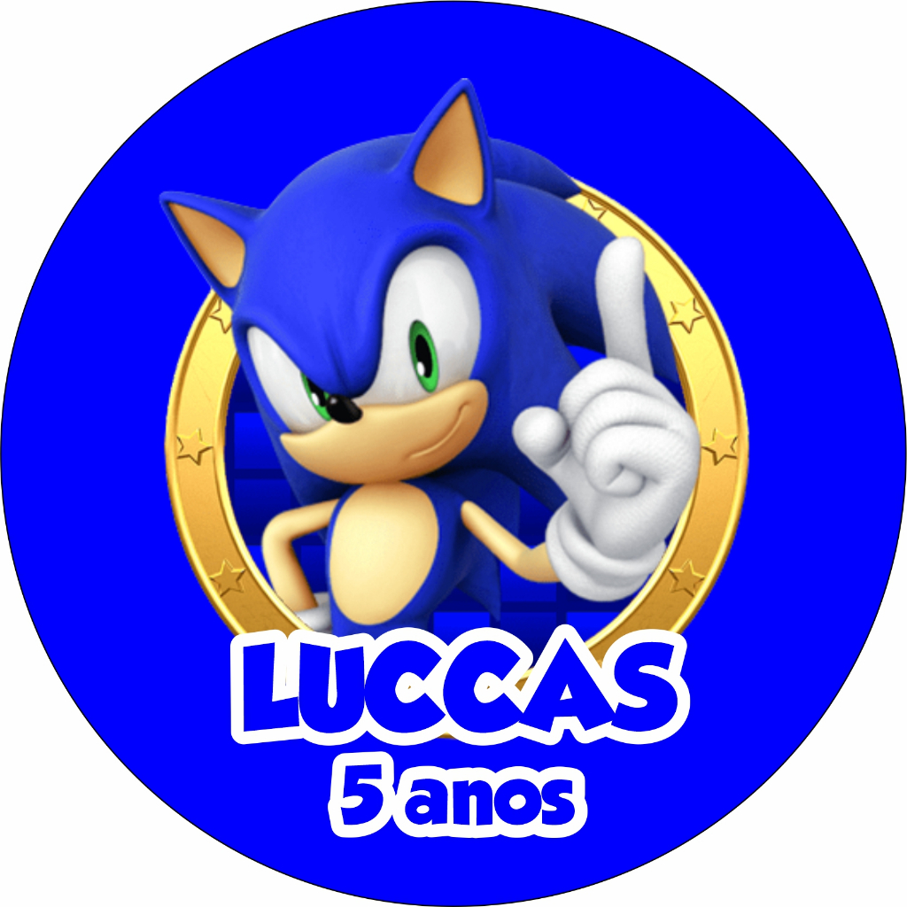 30 Adesivos Personalizados Sonic | Shopee Brasil
