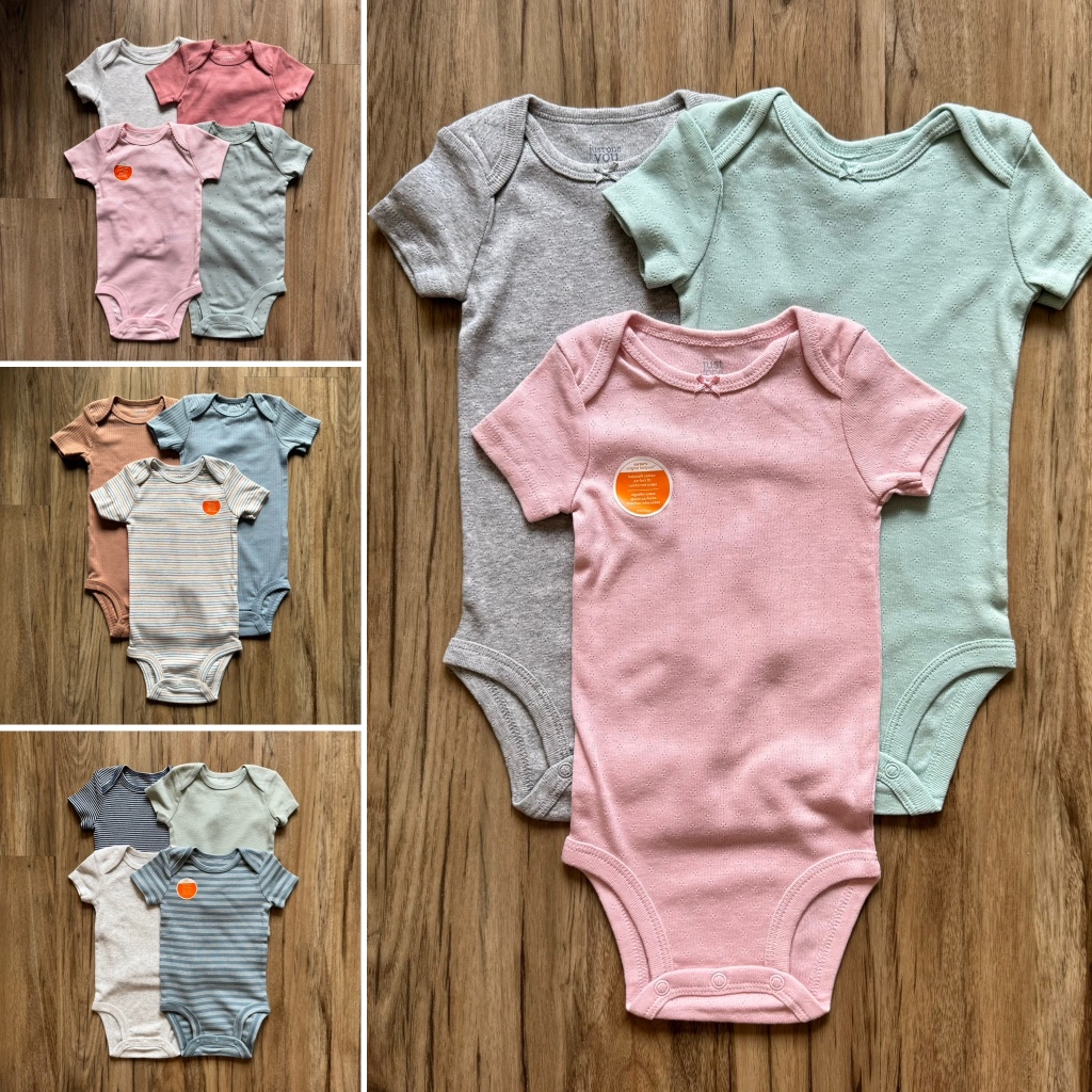 body individual Carter’s bebê menina menino 24 estampas • 03 06 09 12 M ...