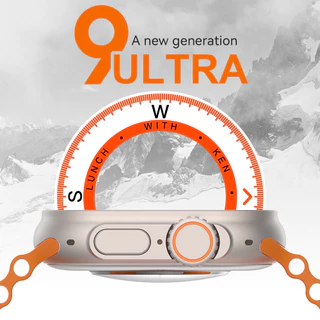 2024 Novo Watch Ultra 9 Series 9 Relógio Inteligente Digital Masculino Feminino Smartwatch À Prova
