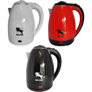 Chaleira Jarra Elétrica Térmica 1,8L Inox Esquenta Rápido Selo Inmetro 3 Cores 110V/220V PROMOÇÃO