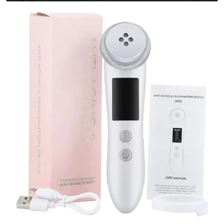 Massageador Facial Multifuncional, 5 Em 1 Terapia De Luz Led