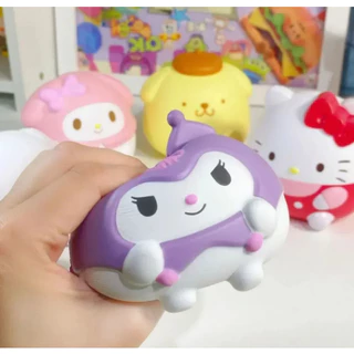 Squishy da turma da Hello Kitty, fofo, decoração, brinquedo de apertar