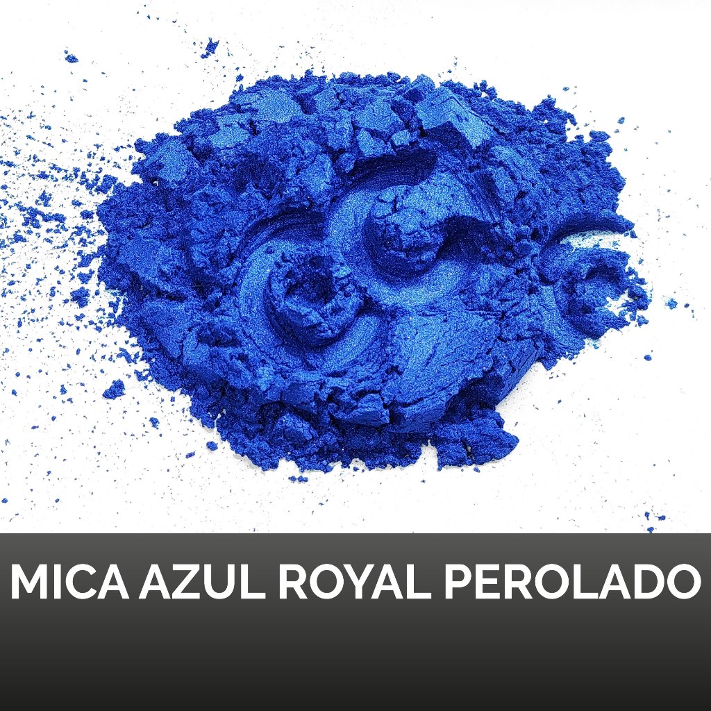 Mica Azul Royal Perolado (Navy Blue / Azul Caneta) - Pigmento Perolado ...