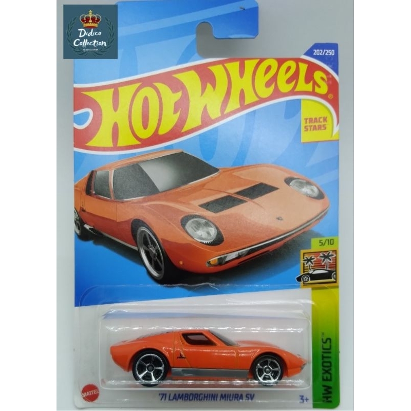 Hot Wheels 71 Lamborghini Miura SV HCV34 - 2022 | Shopee Brasil