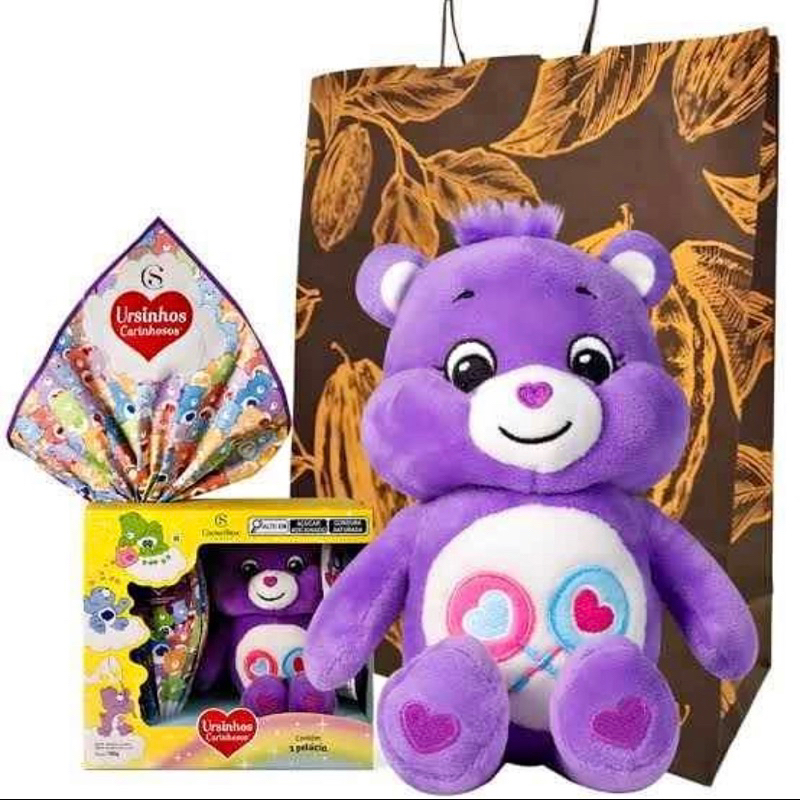 Ovo de Páscoa ursinhos carinhosos Roxo Cacau Show | Shopee Brasil