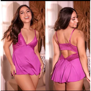 camisola sem bojo sexy costas aberta alça com regulagem sensual pijama feminino em Oferta na Shopee