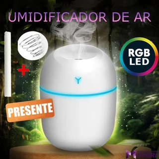 Mini Umidificador De Ar 220ml Ultrassônico Com Led Para Quarto Umificador De Ar Humidificador UM025