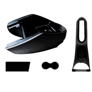 Console Central Gol Parati Saveiro G3 00 ao 05 Com Prolongador Preto