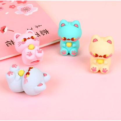 Kawaiii Gatinho Lucky Cat Gatinho da Sorte Chines Apontador em