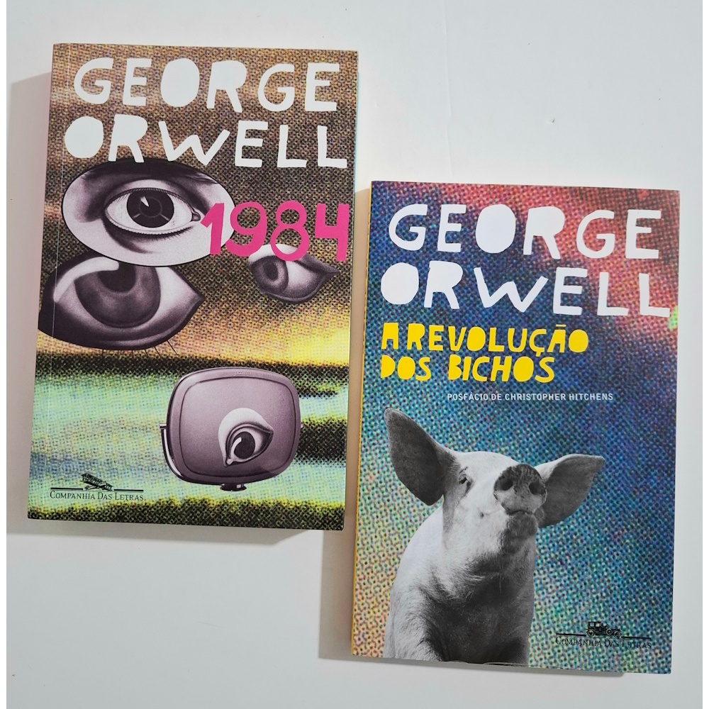 Kit 1984 + A Revolução dos Bichos - George Orwell - Companhia das Letras