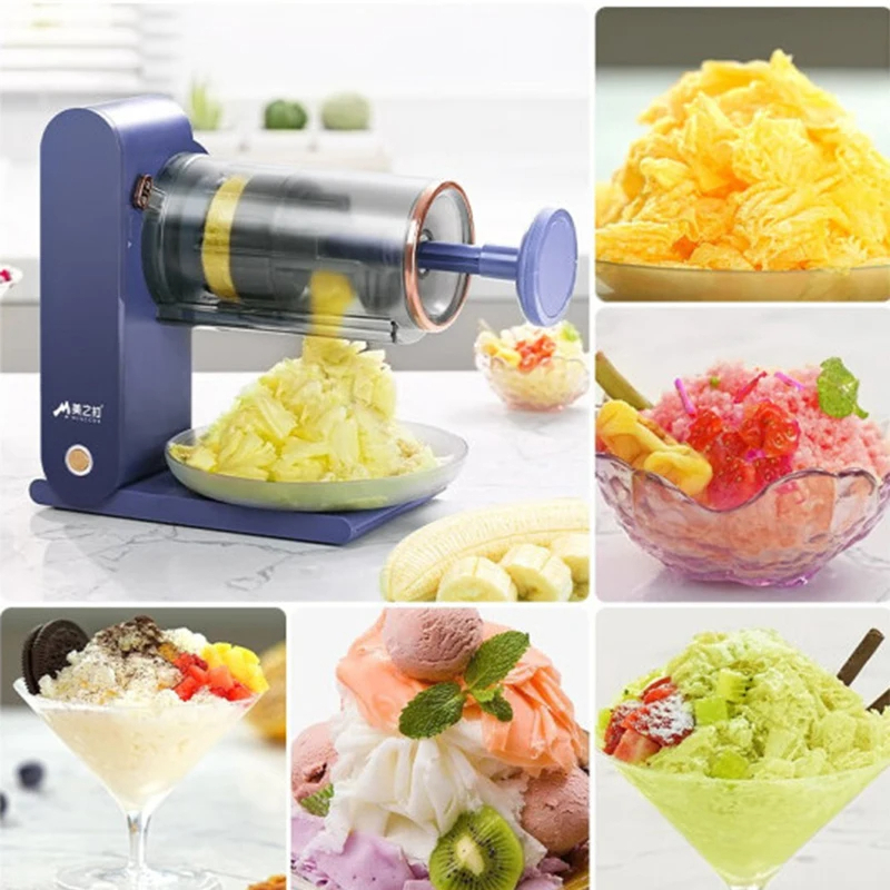 Imagem do produto Maquina de Sorvete Raspadinha de Gelo Smoothie Recarregável Sobremesa 3