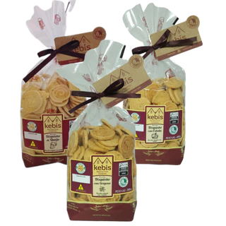 Kit 3 Biscoitos Disquinho de Queijo, Cebola e Orégano