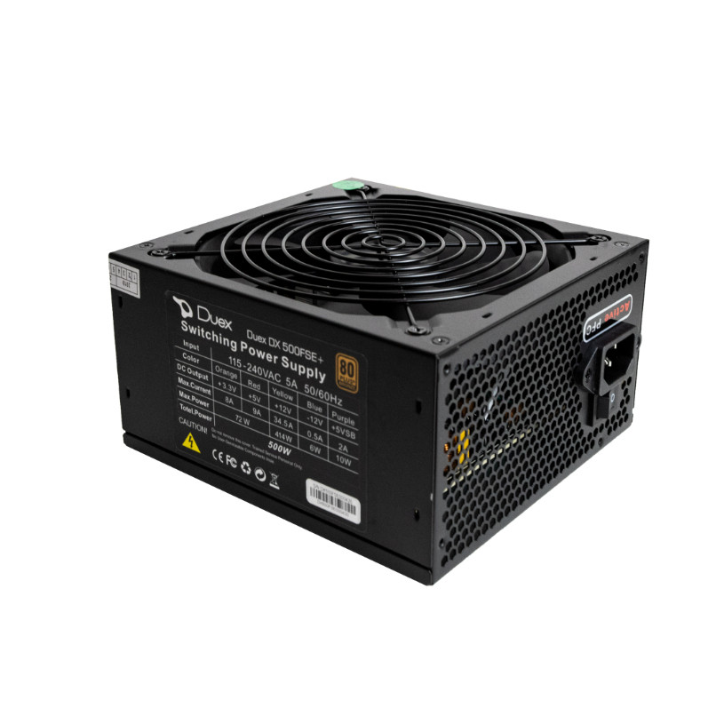 Fonte Gamer 500w Selo 80 Plus Bronze Silenciosa Duex