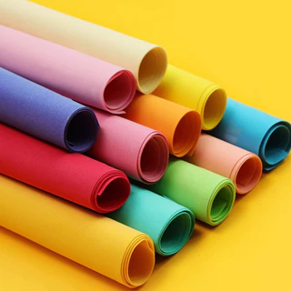 Pacote Placas De Eva 1mm 40x48 Com 10 Folhas Eva Liso Para Artesanato Atividades Escolares