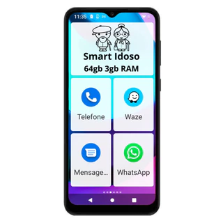 Smartphone Multilaser Idoso 4g 64gb Com Acessorios