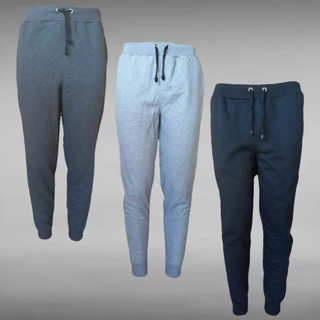Kit 3 calça juvenil flanelado jogger