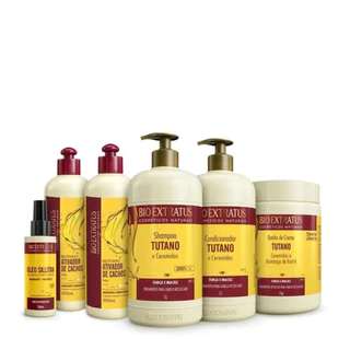 Kit Tutano Cabelos Cacheados E Crespos Bio Extratus