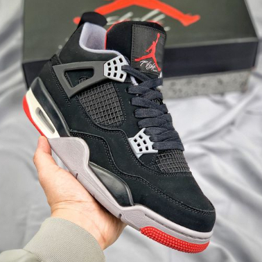 Jordan 4 Black - High 1 Tênis Adulto Tradicional Novo dos homens Bota Envio Rapido Full Express