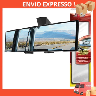 Espelho Retrovisor Interno Universal Panorâmico Automotivo Para Carros Com Ponto Cego 300mm em Oferta na Shopee