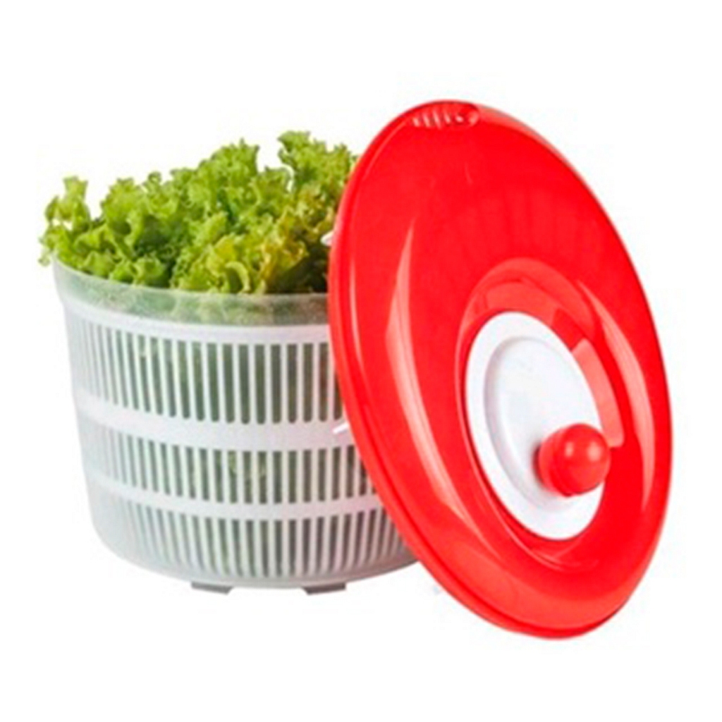 Seca Saladas Centrífuga Secador De Folhas Verduras Grande 4,5 L