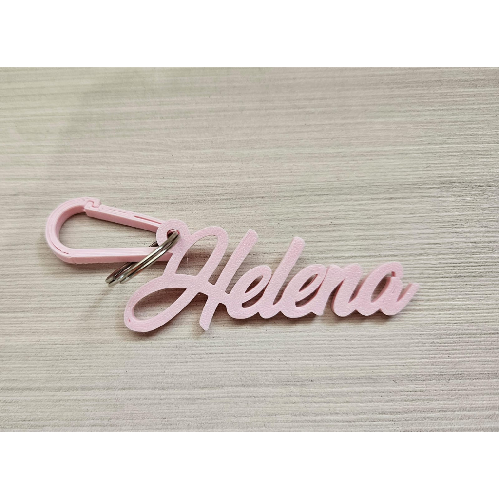 Kit Chaveiros com Nome Personalizado 3D