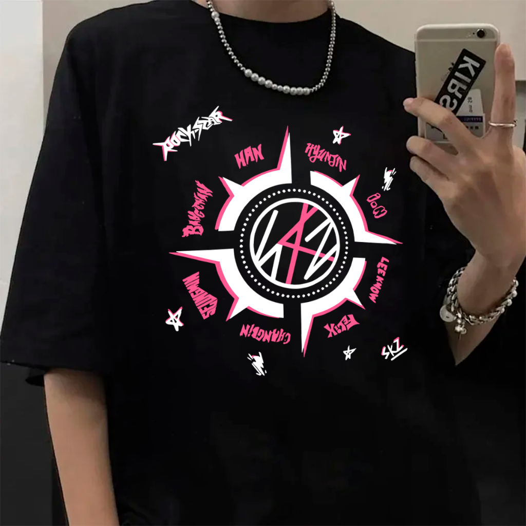 Camiseta Basica Algodao Grupo STZ Stray Kids Coreano Album Unissex ...