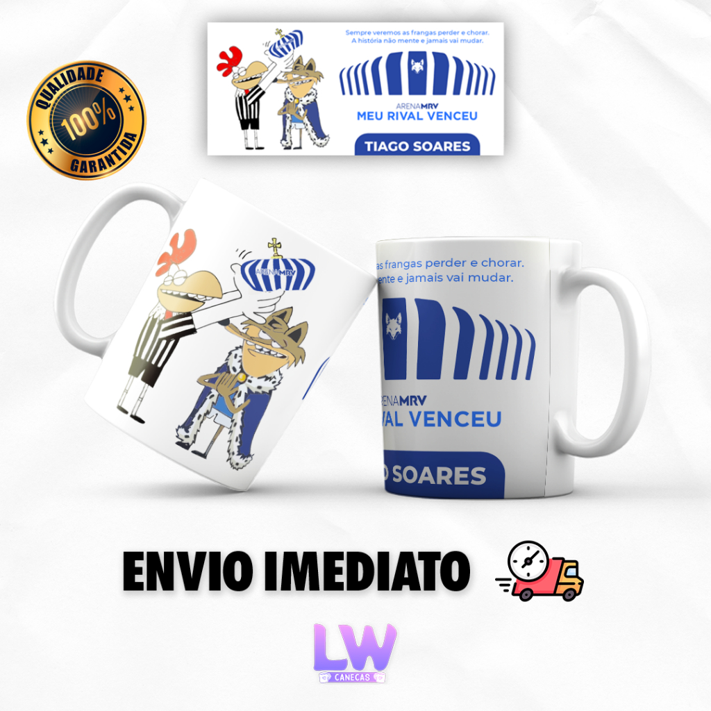 Caneca Personalizada - Meu Rival Venceu