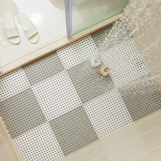 KIT 10 Modular Tapete plastico 30cmx30cm para Box de Banheiro/ Vestiário/ Sauna