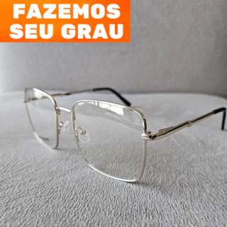 Óculos armação para colocar seu grau metal Quadrada blogueirinha feminina Estilo Gatinho blogueira modelo DH6680 e isa1248