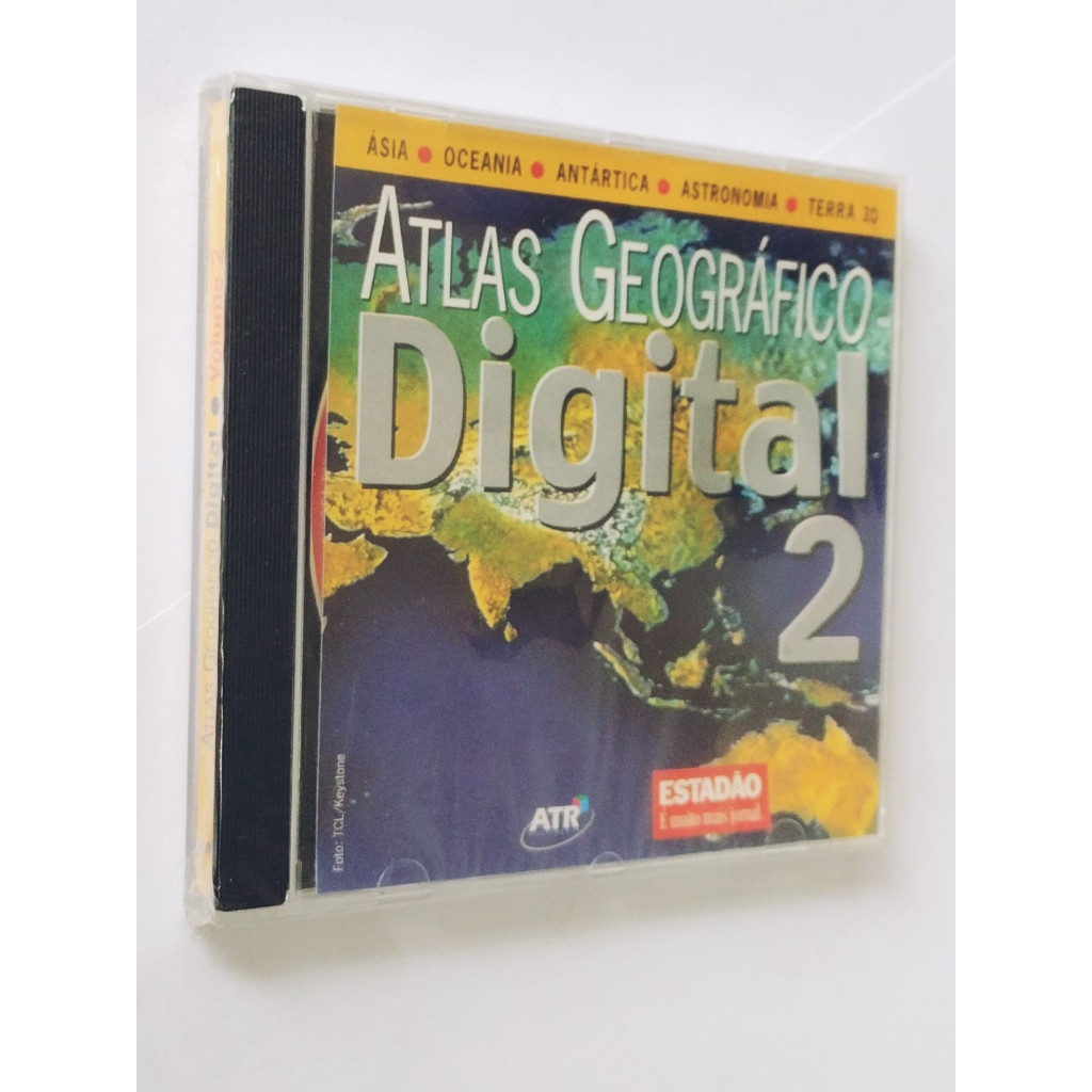 Pc Cd-rom Atlas Geográfico Digital 2 - Estadão (lacrado novo) | Shopee ...