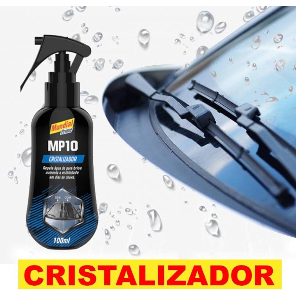 Cristalizador Vidros Parabrisa Mp10 100ml Mundial Prime Leia o Anúncio Repelente de água