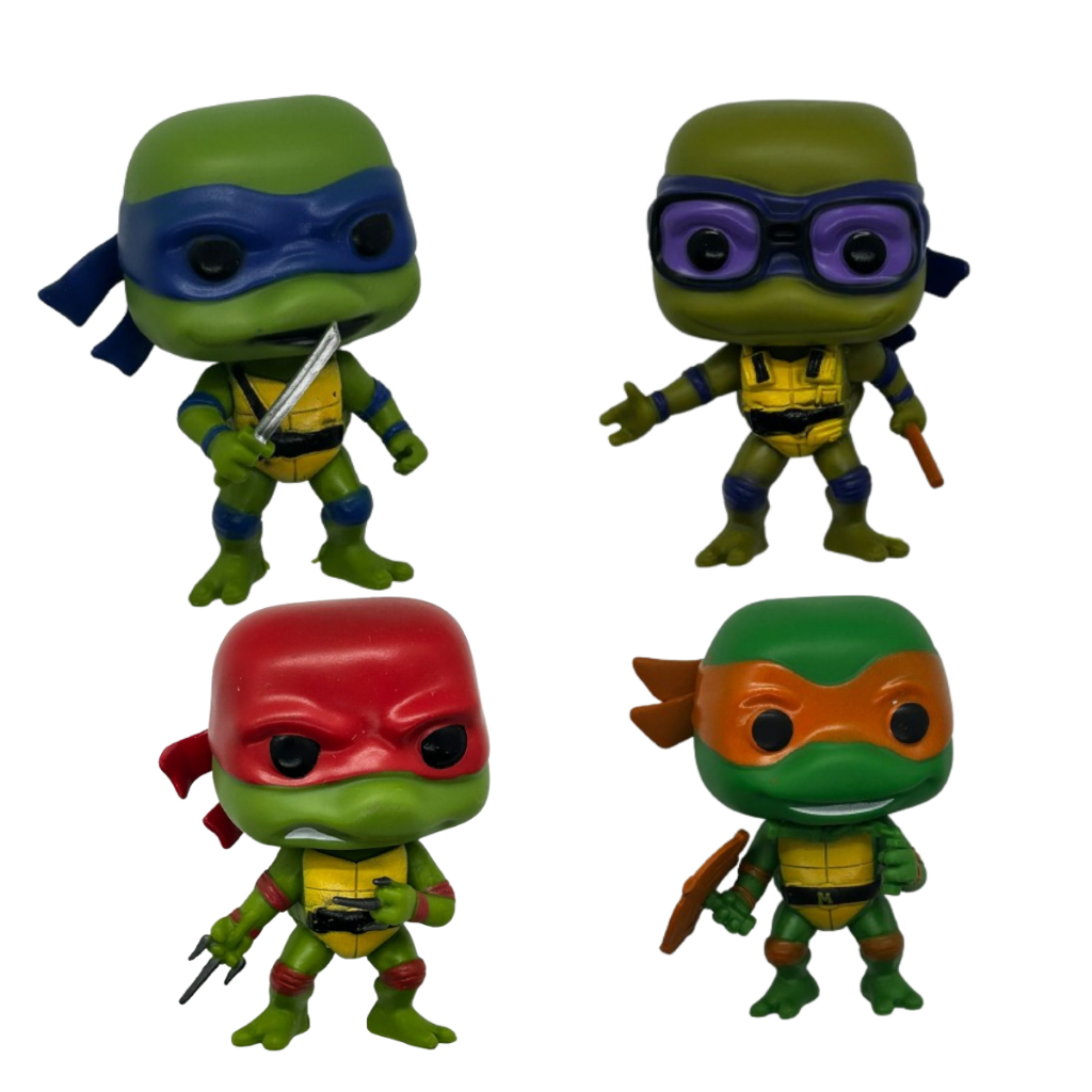 Bonecos Figuras de Ação Colecionáveis Tartarugas Ninjas Irmãos