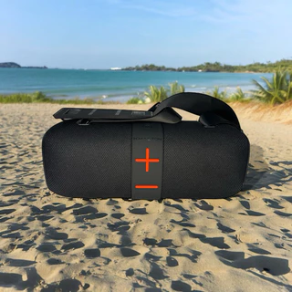 Caixa de som sem fio Bluetooth H’MASTON TN24 Original 30w Resistente a Água e Areia (Azul,Cinza ou Preto)