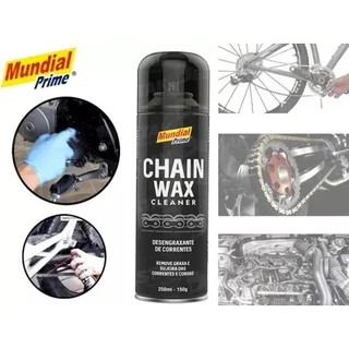 Desengraxante Spray para Correntes Motos Bicicletas Karts Chain Wax Cleaner 250ML bike motocicle mundial prime