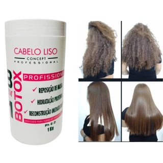 Botox 3 em 1 1kg - fios alinhados duradouro
