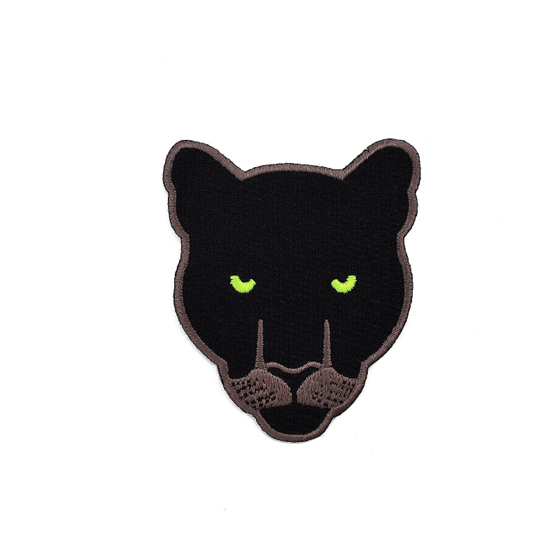 Patch Bordado Termocolante Pantera Tamanho 9cm x 7cm | Shopee Brasil
