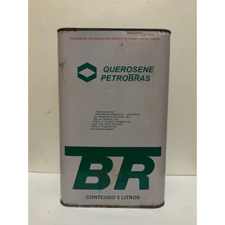 Lata vazia antiga Querosene BR petrobras anos 80/90 em Oferta na Shopee