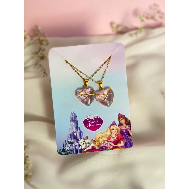 Colar Barbie e o Castelo De Diamante Aço inox presente
