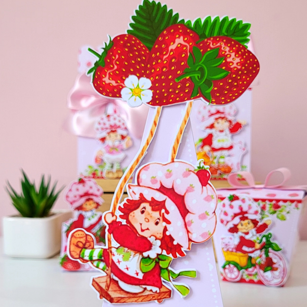 Kit 15/25/35/45 Lembrancinha de aniversario Moranguinho | Festas ...